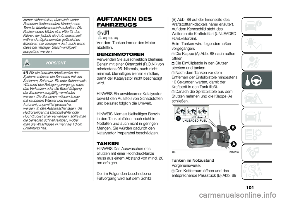 FIAT PANDA 2020  Betriebsanleitung (in German) �������	� �
����	��
��	���	�� ���
�
 �
��� �)�	��	�
��	��
���	� �5���
��	�
����	��	 �1����	��8 �����%��	��	 �� �*���!��	���	��	��� ���$����