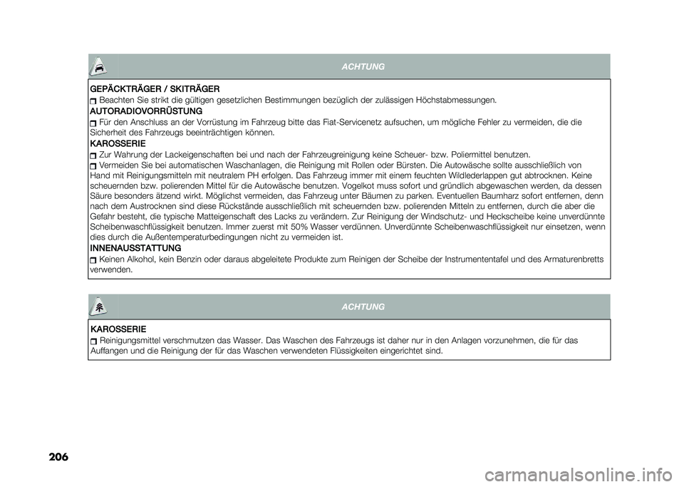 FIAT PANDA 2020  Betriebsanleitung (in German) �
���	 � �������
��4�!�0�� ��2�0��4�2 �9 �� �$��2�0��4�2 ��	�����	� ���	 �
����� ���	 �������	� ��	�
�	�������	� ��	�
��������	� ��	����