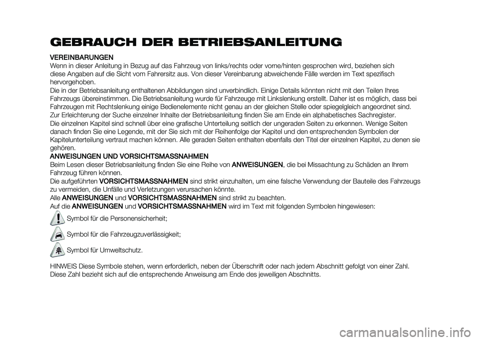 FIAT PANDA 2020  Betriebsanleitung (in German) �
������� ��� �����������������
��4�2�4�$����2����4�
��	�� �� ���	�
�	� �#���	����� �� ��	��� ���$ ���
 ������	�� ��� �����
�A