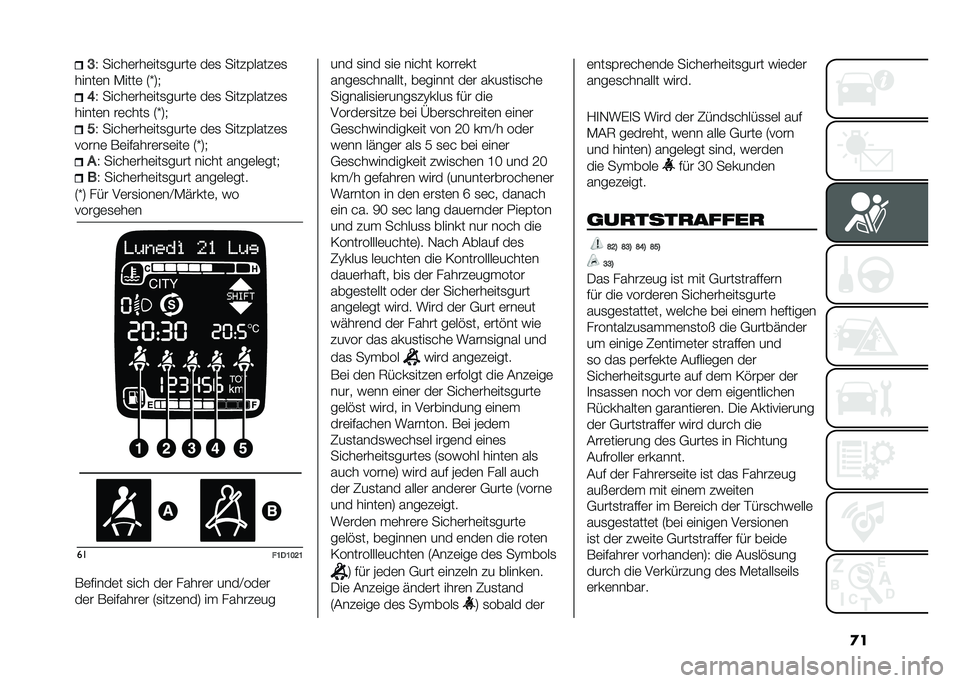FIAT PANDA 2020  Betriebsanleitung (in German) �
��<
�3 �����	���	���
�����	 ��	�
 �����&�����	�
�����	� �*����	 �5�W�8�+ �@
�3 �����	���	���
�����	 ��	�
 �����&�����	�
�����	� ��	����
