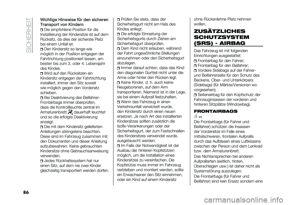 FIAT PANDA 2020  Betriebsanleitung (in German) ���
�J�/�(�6�/�(�
�%
��	 �5������� ���
�( ���� �%�&� ���
 ������ ��

�� ��
��.�� � ���
 � ��
��� �

�.��	 �	��&�$����	��	 ���
����� �$�� ���	
�