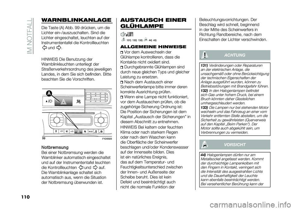 FIAT PANDA 2021  Betriebsanleitung (in German) ��
�*��-�3�%��#�"�"
��� ��������������
�
�.��	 �%��
��	 �4�#�7 �#��� �8�8 ������	�� �� ���	
�"�����	� �	���0�A���
���
������	�� ���� ���	
�