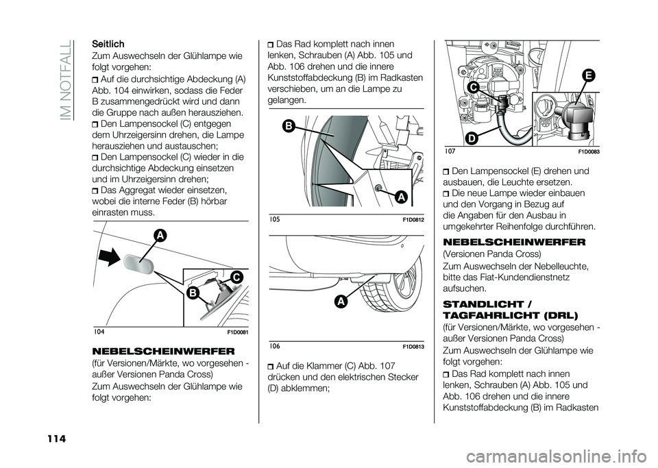 FIAT PANDA 2021  Betriebsanleitung (in German) ��
�*��-�3�%��#�"�"
��� ��������
�6�� �#��
�)�	���
�	�� ��	� �,�������&�	 �)��	
�$���� �����	��	��2
�#��$ ���	 ������
�������	 �#���	����� 