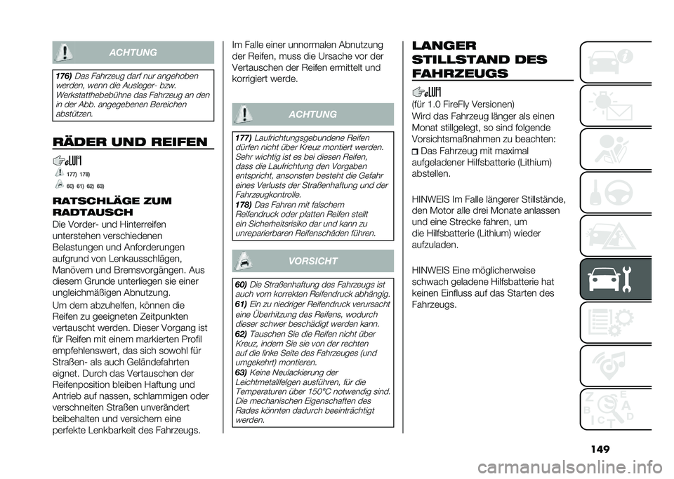 FIAT PANDA 2021  Betriebsanleitung (in German) ����������
�	���
�.��
 ������	�� ����$ ��� ����	����	�
�)�	���	�� �)�	�� ���	 �#��
��	��	��0 ���)� ��	���
������	��	�����	 ���
 �����