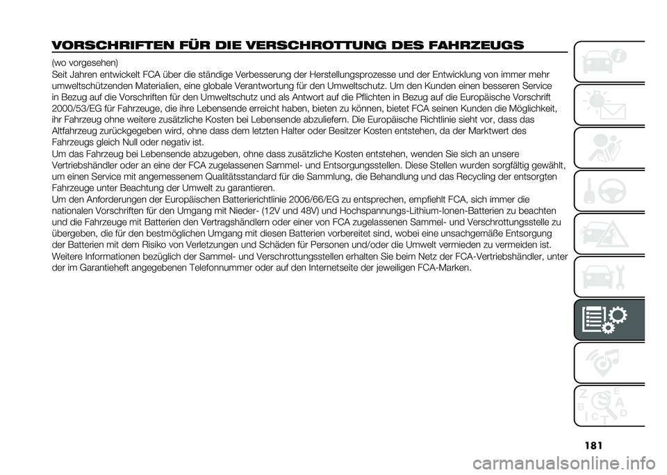 FIAT PANDA 2021  Betriebsanleitung (in German) ���
�#����������� ��!� ��� �#������������
 ��� ��������
� �4�)� �����	�
�	��	��7
��	�� �F����	� �	���)����	�� ��H�# ���	� ���	 �
��