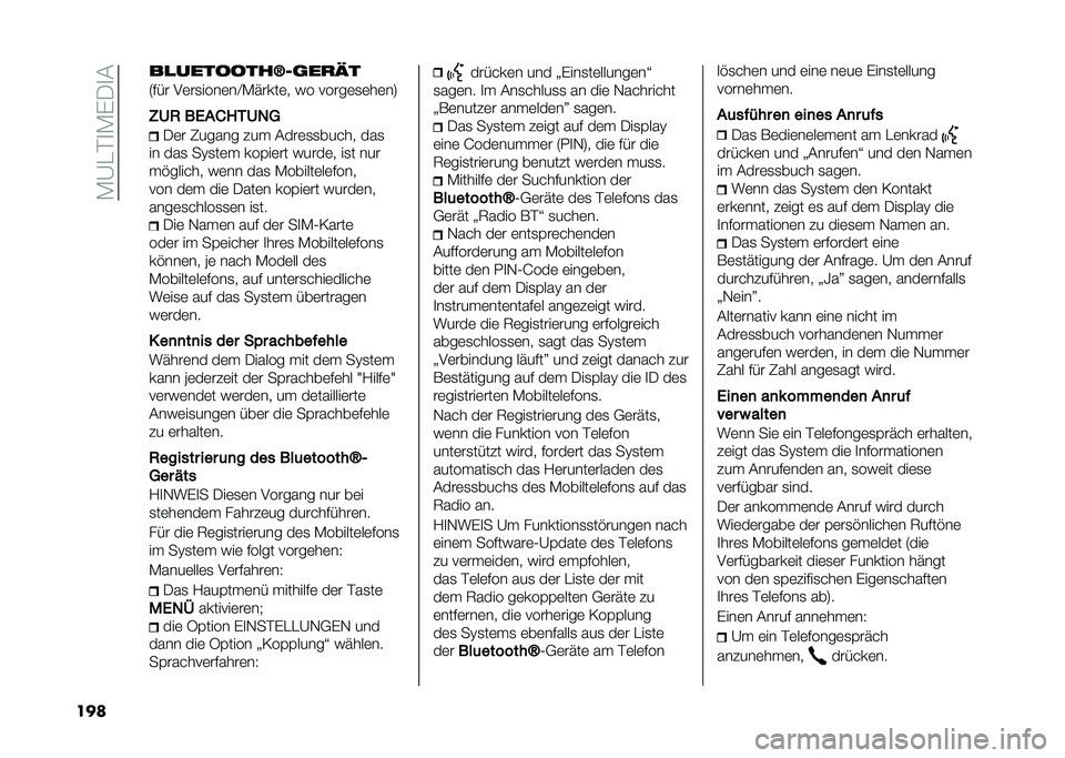 FIAT PANDA 2021  Betriebsanleitung (in German) ��*�@�"�%�
�*�(�.�
�#
��� ����������D�$�
���"�
�4�$�� ��	��
����	��A�*�����	� �)� �����	�
�	��	��7
�6��2 ��4�������
�.�	� �6����� ��� �#���	�
�
