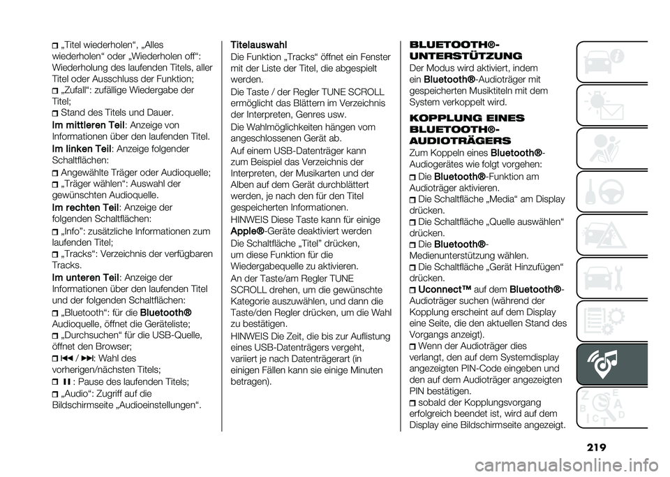 FIAT PANDA 2021  Betriebsanleitung (in German) ����=�%���	� �)��	��	�����	��>� �=�#���	�
�)��	��	�����	��> ���	� �=���	��	�����	� ��$�$�>�2
���	��	������� ��	�
 ����$�	���	� �%���	��
� ���