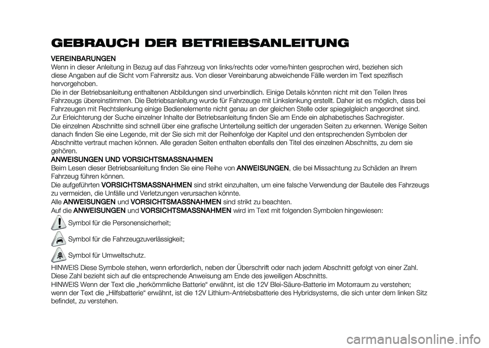 FIAT PANDA 2021  Betriebsanleitung (in German) �
������� ��� �����������������
��4�2�4�$����2����4�
��	�� �� ���	�
�	� �#���	����� �� ��	��� ���$ ���
 ������	�� ��� �����
�A