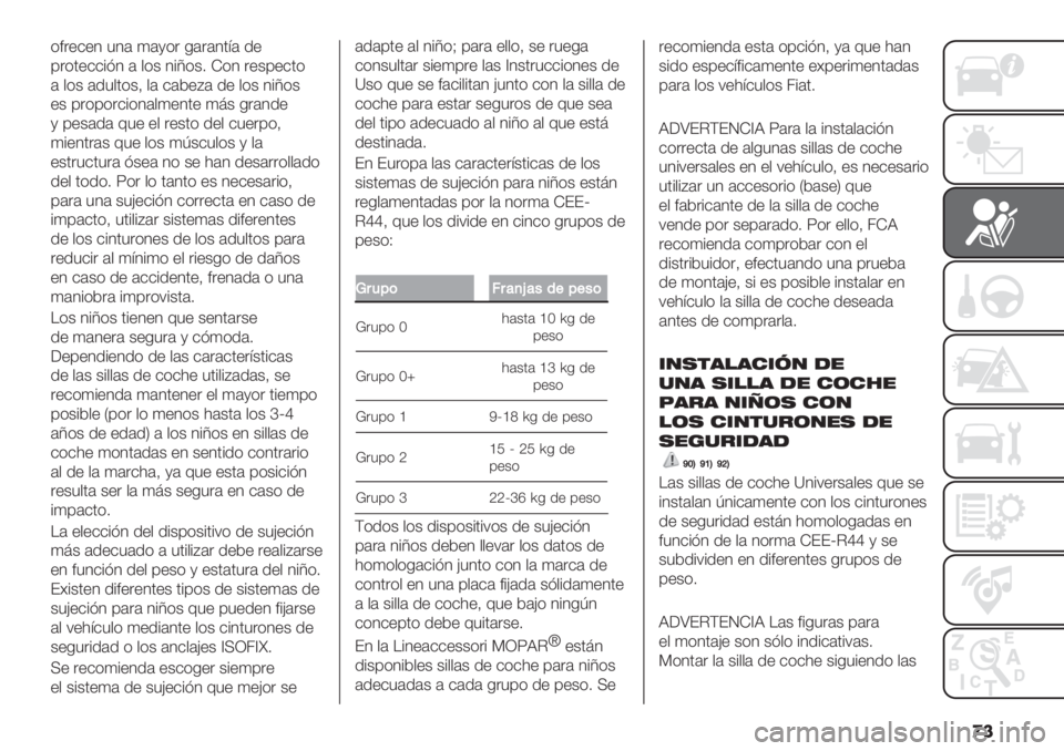FIAT PANDA 2019  Manual de Empleo y Cuidado (in Spanish) �
�
*#."&"4 34( )(,*. -(.(4’;( /"
0.*’"&&%?4 ( $*+ 4%U*+7 H*4 ."+0"&’*
( $*+ (/3$’*+= $( &(2"D( /" $*+ 4%U*+
"+ 0.*0*.&%*4($)"4’" )>+ -.(4/"
