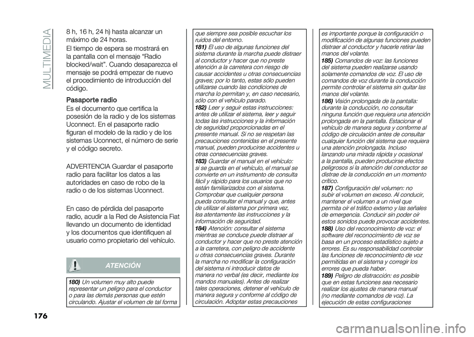 FIAT PANDA 2020  Manual de Empleo y Cuidado (in Spanish) ���=���?��&�<�?�9
��
�	 �5 �� �@�G �� �4�D ��1 ��	���	 �	���	��%�	� ��
�
��"��
� �� �4�D ����	��
�&� ����
�� �� ������	 �� �
�����	�� ��
��	 ��	�