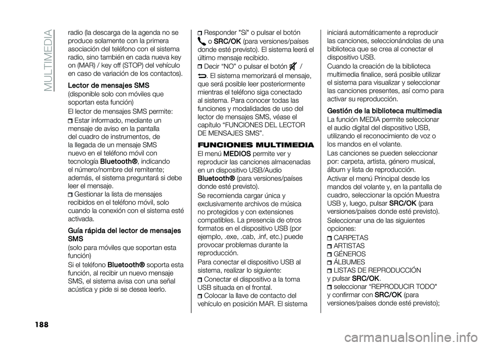 FIAT PANDA 2020  Manual de Empleo y Cuidado (in Spanish) ���=���?��&�<�?�9
��� ��	��� �.��	 �����	���	 �� ��	 �	�����	 �� ��
������� ����	�
���� ��� ��	 ����
���	
�	�����	��� � ��� ����#���