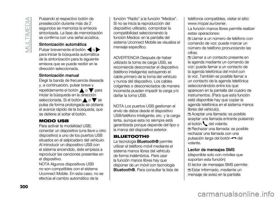 FIAT PANDA 2020  Manual de Empleo y Cuidado (in Spanish) ���=���?��&�<�?�9
��� �����	��� �� ���������� ���� � ��
����������� � ����	��� �
�� �� �4
�������� �� �
��
����%�	 ��	 ��
����