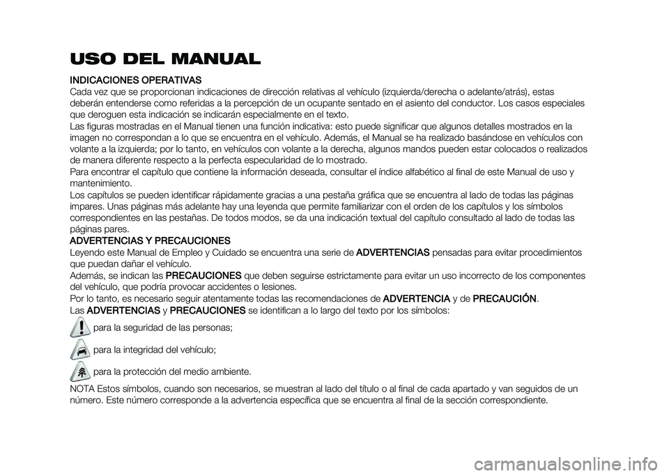 FIAT PANDA 2020  Manual de Empleo y Cuidado (in Spanish) ��� ��� ������
���-��
��
��+���( �+���*����5��(
�)�	��	 ���% �!�� �� �����������	� ������	������ �� �������� � ����	����	� �	� �
