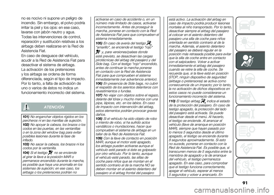 FIAT PANDA 2020  Manual de Empleo y Cuidado (in Spanish) ���� �� ������ �� ������ �� ������� ��
��������� ��� ��
��	���� �� ����� ������	
������	� ��	 ���� �
 ��� ��(���- �� ��