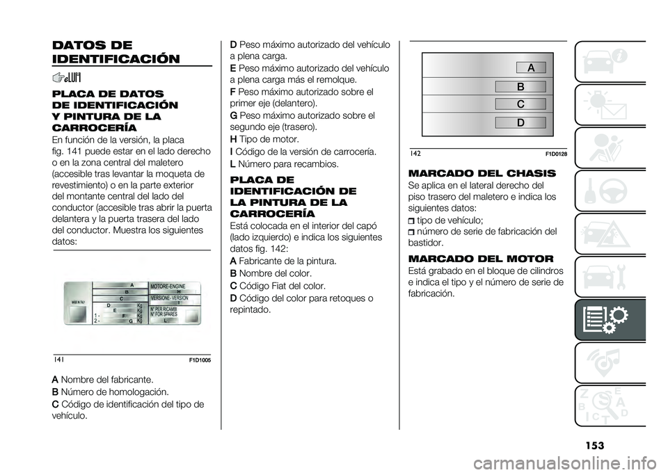 FIAT PANDA 2021  Manual de Empleo y Cuidado (in Spanish) �������� ��
�������%������ �
�"���� �� �����
�� �������%������ �
� �"������ �� ��
����������
�%� ������!� �� ��	 �����