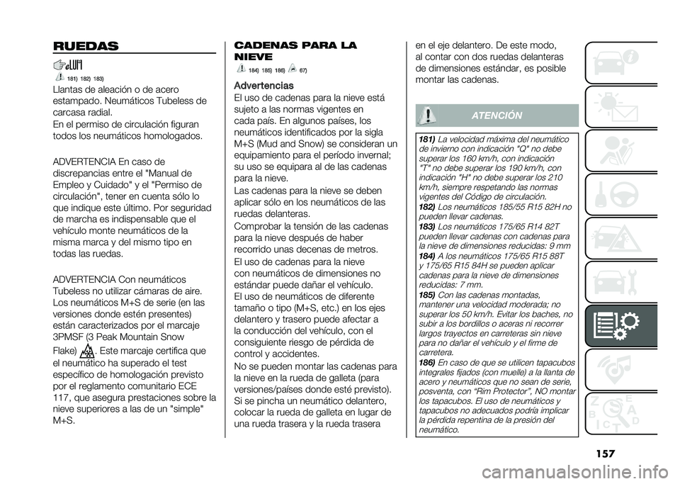FIAT PANDA 2021  Manual de Empleo y Cuidado (in Spanish) ���
������
�9�C�9�< �9�C�>�< �9�C�;�<
���	���	� �� �	���	���!� � �� �	����
����	�
��	��� �0���
������ �&������� ��
��	���	��	 ��	���	��
�%�