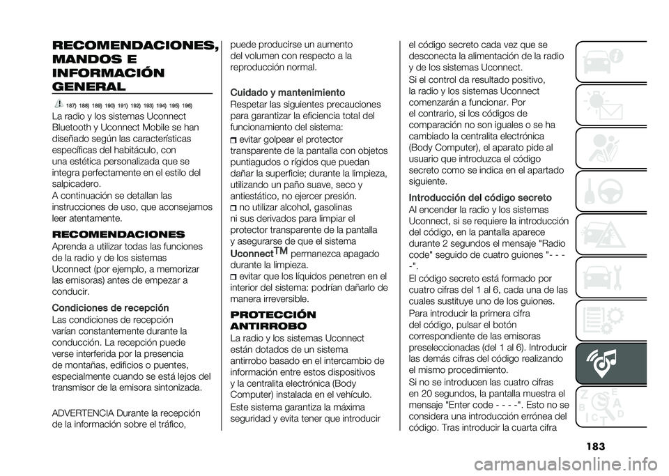 FIAT PANDA 2021  Manual de Empleo y Cuidado (in Spanish) �������������������H
������ �
���%������� �
�������
�9�C�B�< �9�C�C�< �9�C�A�< �9�A�:�< �9�A�9�< �9�A�>�< �9�A�;�< �9�A�?�< �9�A�=�< �9�A�@�<
��	 ��	��� �