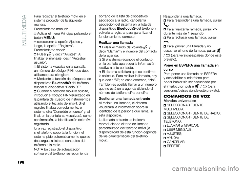 FIAT PANDA 2021  Manual de Empleo y Cuidado (in Spanish) ���=��&�@��%�<�@�9
��� ��	��	 ��������	� �� ����"���� �
�!��� �� ��
������
�	 �������� �� ��	 ���������
�
�	����	�
��������
����