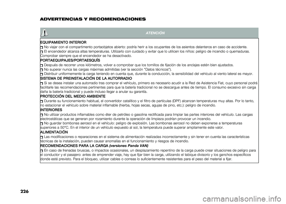 FIAT PANDA 2021  Manual de Empleo y Cuidado (in Spanish) ���	������������ � ���������������
�
��������
��2�.���������+ �����*��+�* �0� ���	�(�	� ��� �� ���
��	����
���� �����	���(