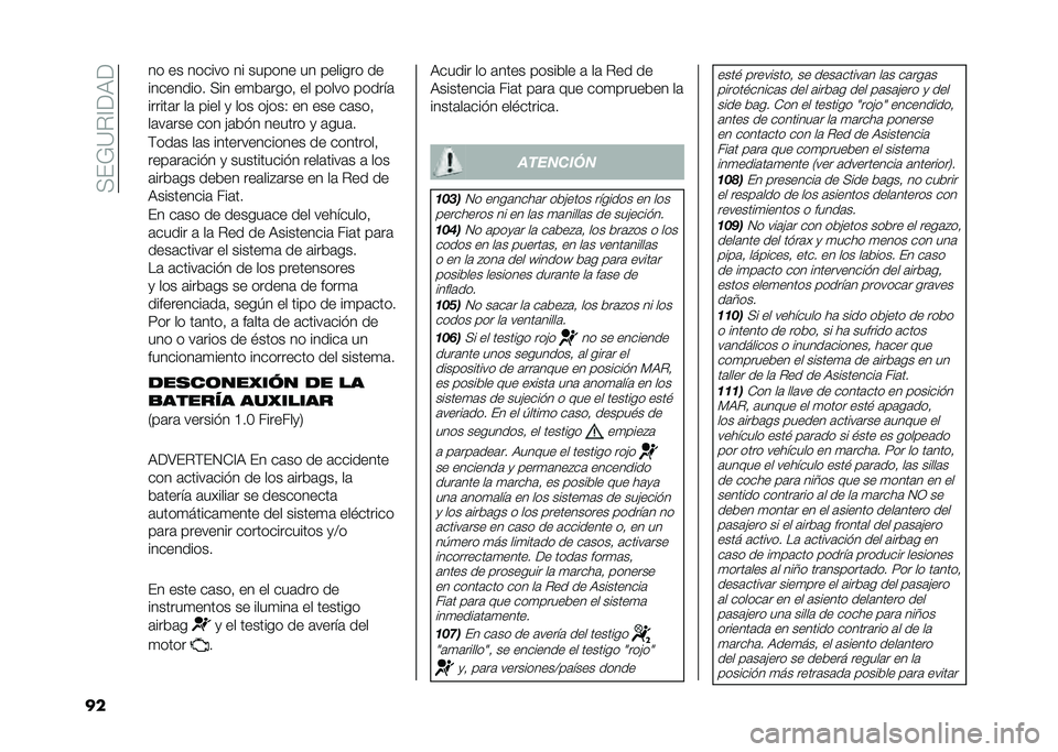 FIAT PANDA 2021  Manual de Empleo y Cuidado (in Spanish) ���%�7�=�#�@�<�9�<
�� �� �� ������ �� ������ �� ������� ��
��������� ��� ��
��	����  �� ����� ������	
������	� ��	 ���� �
 ��