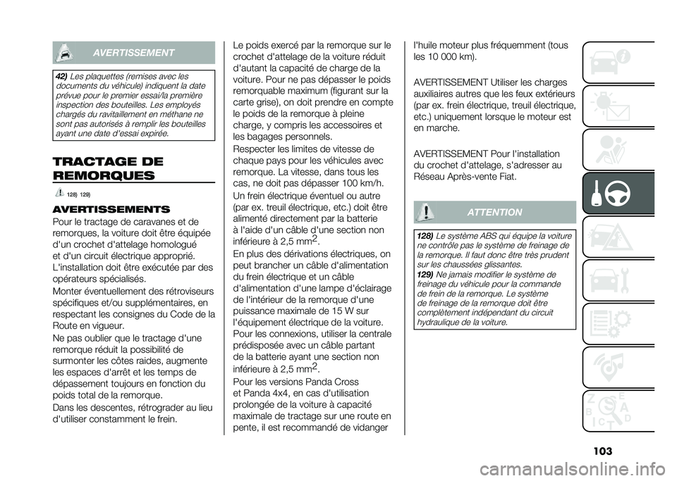 FIAT PANDA 2020  Notice dentretien (in French) �����
��������
���
���	�7�� ��	�������� �/����
��� ���� �	��
�������
�� �� ����
���	��2 �
�
��
����
� �	� ���� ������ ���� �	