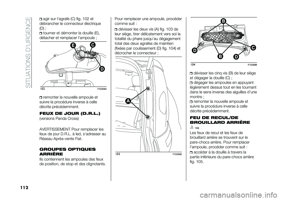 FIAT PANDA 2020  Notice dentretien (in French) ��*�D�C�?�&�C�D�1��*��%��?�0�)���(�
��� ���
� ��� �	������� �/�(�2 ��
�� �G�H�5 ��
���!���
���� �	� ���
�
������ ��	�����
���
�/�%�2 �# �����
�