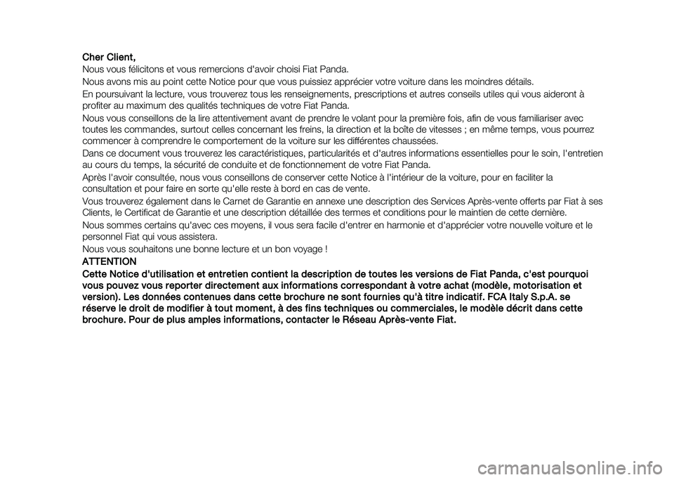 FIAT PANDA 2020  Notice dentretien (in French) ���� ������	�

���� ���� ���	�
��
���
� �� ���� �������
��
� ������
� ����
��
 ��
�� ���
���
���� ����
� ��
� �� ���
�
� �����