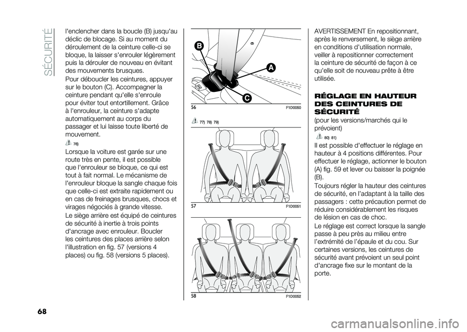 FIAT PANDA 2020  Notice dentretien (in French) ��*�I�(�?�0�D�C�I
�	� �	���
��	��
���� ���
� �	� �!����	� �/�F�2 �>�������
����	�
� �� �!�	������ �*�
 �� �����
� ��
������	����
� �� �	� ��