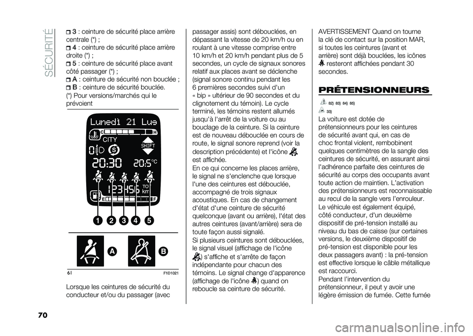 FIAT PANDA 2020  Notice dentretien (in French) ��*�I�(�?�0�D�C�I
�
� �9
�. ���
�
���� �� ������
�� ��	��� ����
� ��
���
����	� �/�b�2 �# �<
�. ���
�
���� �� ������
�� ��	��� ����
� ��
����