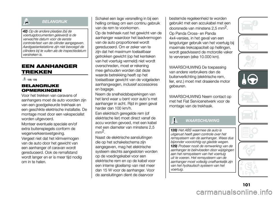 FIAT PANDA 2020  Instructieboek (in Dutch) ��������
���	��
���
�*� �� �����
� �����	��� �8�
�� ��
����
�	�����������	�� �������
��9 �� �� ���
�����	� ���	�� ����
 �� ��