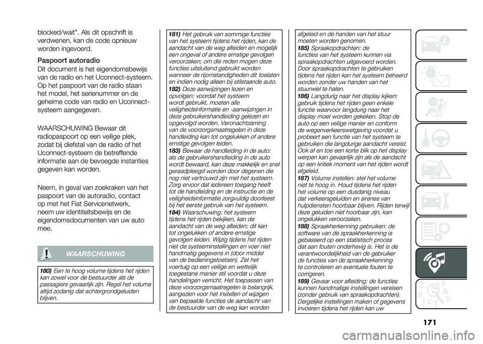 FIAT PANDA 2020  Instructieboek (in Dutch) ��
��
�������:����	�1� �7�� ���	 ������
���	 ��
���
������� ��� �� ���� �������
���
��� ��������
��
����&��� � ����� ����