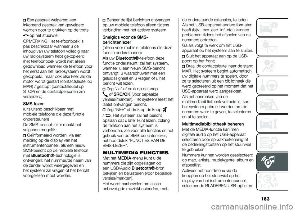 FIAT PANDA 2020  Instructieboek (in Dutch) ����,�� �����
�� ������
���& ���
�������� �����
�� ��� ��������
�
���
��� ����
 �	� ��
����� �� �� �	���	� �� ���	 ��	���
��