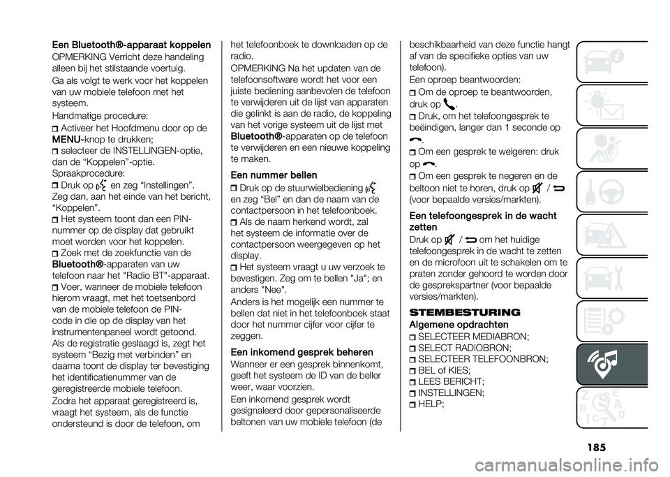 FIAT PANDA 2020  Instructieboek (in Dutch) ������	 ��������� �P�.��&�&�� ��� � ��&�&����	
�*��6�,�)�=�!�+�# �$��
�
����	 ���� ���������
������ �
�� ���	 ��	����	����� ����
�	���