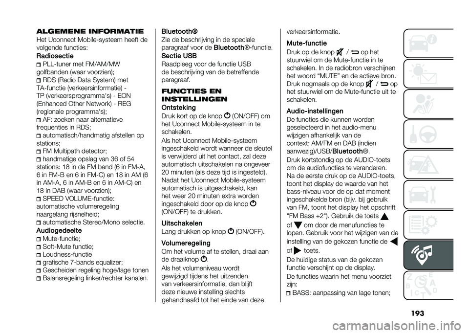 FIAT PANDA 2020  Instructieboek (in Dutch) ����� ������ ���#�������
� ��	 �>�������	 �6��
����H��/��	��� �����	 ��
�������� �����	����&
�����������
��A�A�H�	����
 ���	 �