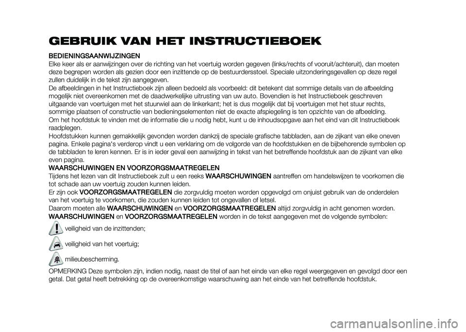 FIAT PANDA 2020  Instructieboek (in Dutch) ������� ��� ��� ��������������
���(�������+�
�
��4���5�����
�,��� ����
 ��� ��
 ������������ ����
 �� �
����	��� ��� ��