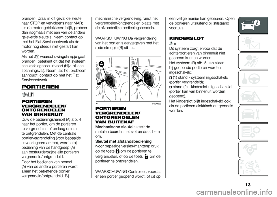FIAT PANDA 2021  Instructieboek (in Dutch) ���
�
������ ��
��� �� ���	 ����� �� �����	��
����
 �4�3�+� �� ���
������� ����
 �6�7�*� 
��� �� ���	��
 ���
�������
� �
�����	� �