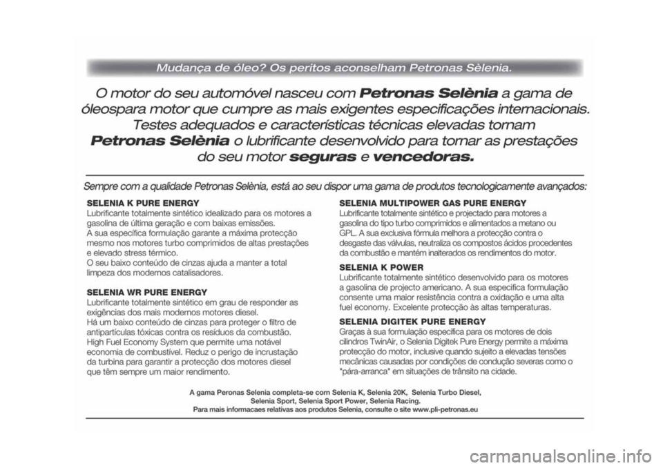 FIAT PANDA 2018  Manual de Uso e Manutenção (in Portuguese) 