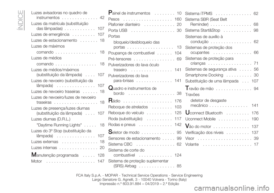 FIAT PANDA 2019  Manual de Uso e Manutenção (in Portuguese)  tIJdOP
K2:*" &<+"&-$’&" #$ 92&-’$ -*
+#".’23*#.$" 66666666666666 jZ
K2:*" -& 3&.’=/20& U"2(".+.2+@C$
-&" 0u3%&-&"W666666666666 fgm
K2:*" -* *3*’,