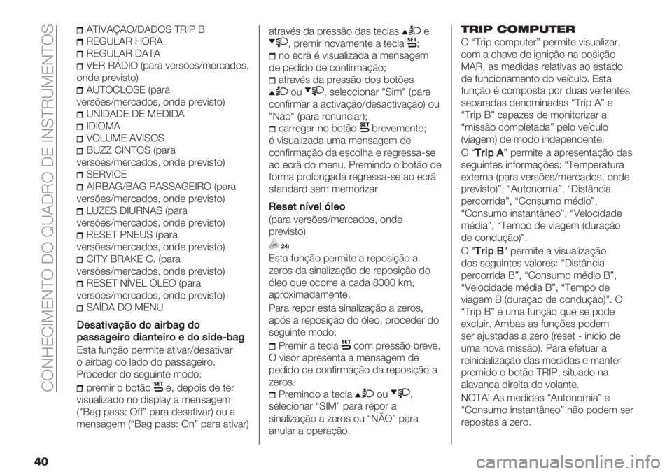 FIAT PANDA 2019  Manual de Uso e Manutenção (in Portuguese)  O!IhPOd8PIa! J! e_NJV! JP dIMaV_8PIa!M
��
NadbNkp!‘JNJ!M aVd5 Q
VPL_KNV h!VN
VPL_KNV JNaN
bPV VƒJd! U%&’& <*’"A*"‘3*’/&-$">
$#-* %’*<+".$W
N_a!OK!MP U%&’&
<*’"A