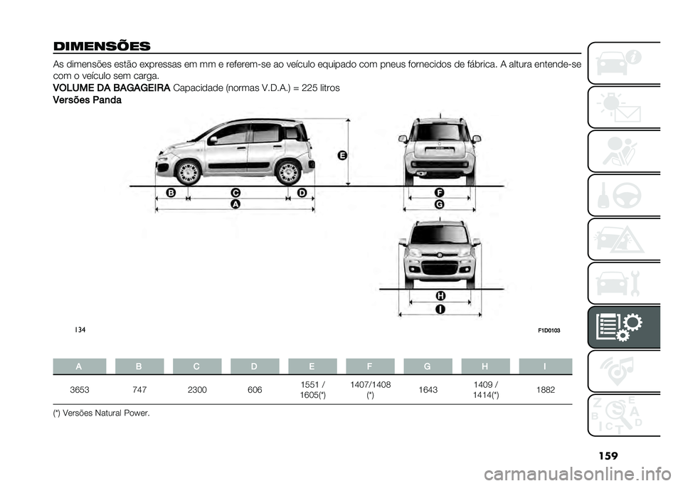 FIAT PANDA 2020  Manual de Uso e Manutenção (in Portuguese) ���
�������)�� �/� �������"�� ����$� ��������� �� �� � ��� ������� �� ������� �������� ��� ����� � ��������� �� � ��