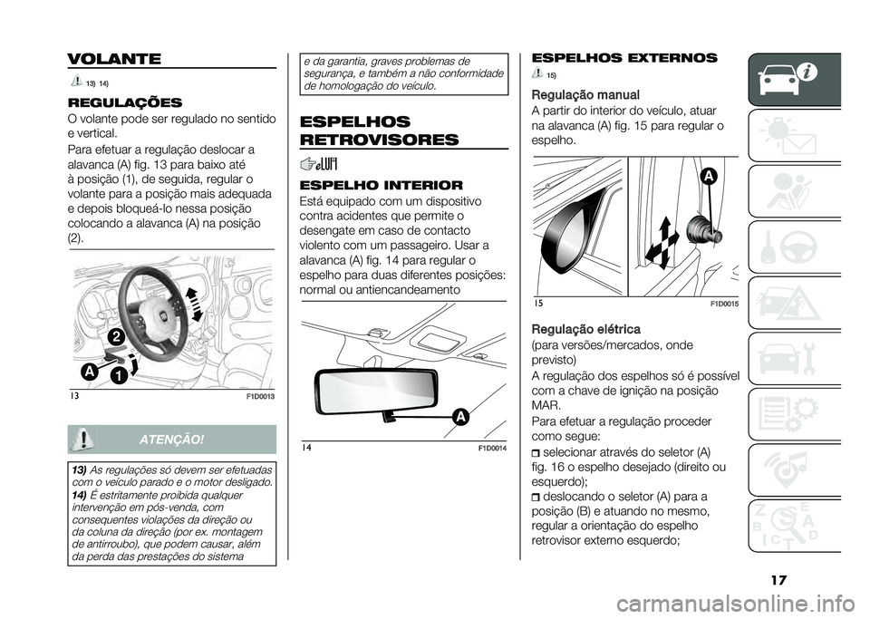 FIAT PANDA 2020  Manual de Uso e Manutenção (in Portuguese) ��
�������
�>�@�A �>�D�A
��� �
����)��
� ������� ���� ��� ���
����� �� �������
� ���������
���� �� ����� � ���
����!�$� ����