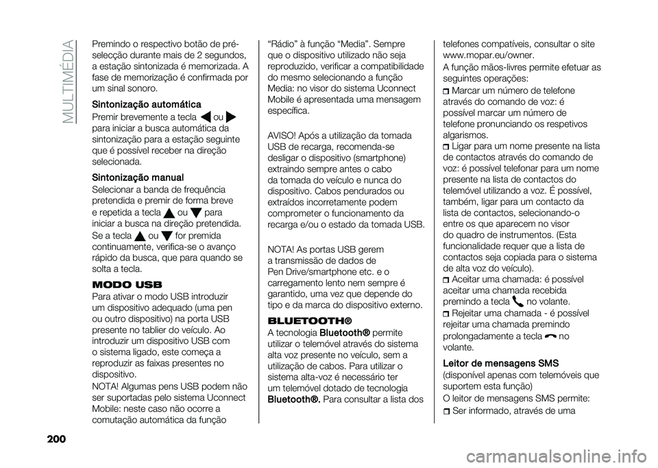 FIAT PANDA 2020  Manual de Uso e Manutenção (in Portuguese) ���@�,�B�D��%�+�D�/
��� �������� � ���������� �	���$� �� ���
�
������!�$� ������� ���� �� �; ���
������
� �����!�$� ���������