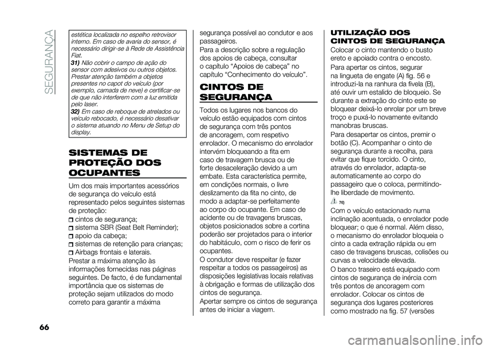 FIAT PANDA 2020  Manual de Uso e Manutenção (in Portuguese) ��.�1�-�@�7�/�*�K�/
�	�	
����
���� ���������� �� ������� ����������
�������� �1� ���� �� ������ �� ������� �
���������� ��