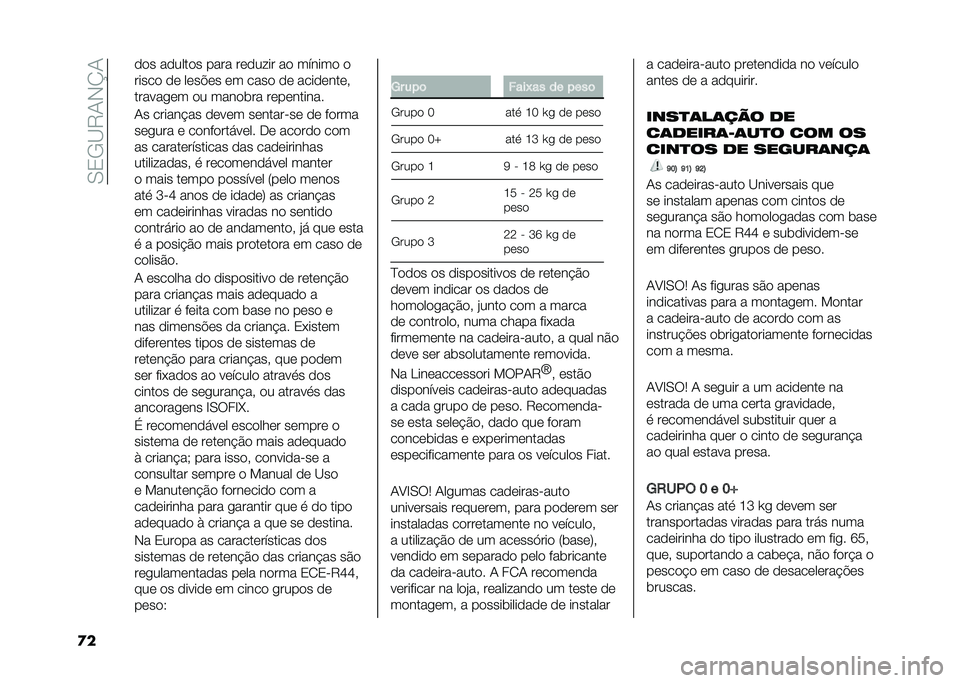 FIAT PANDA 2020  Manual de Uso e Manutenção (in Portuguese) ��.�1�-�@�7�/�*�K�/
�
� ��� ������� ���� ������� �� ������ �
����� �� ����"�� �� ���� �� ���������
������
�� �� �����	�� ��