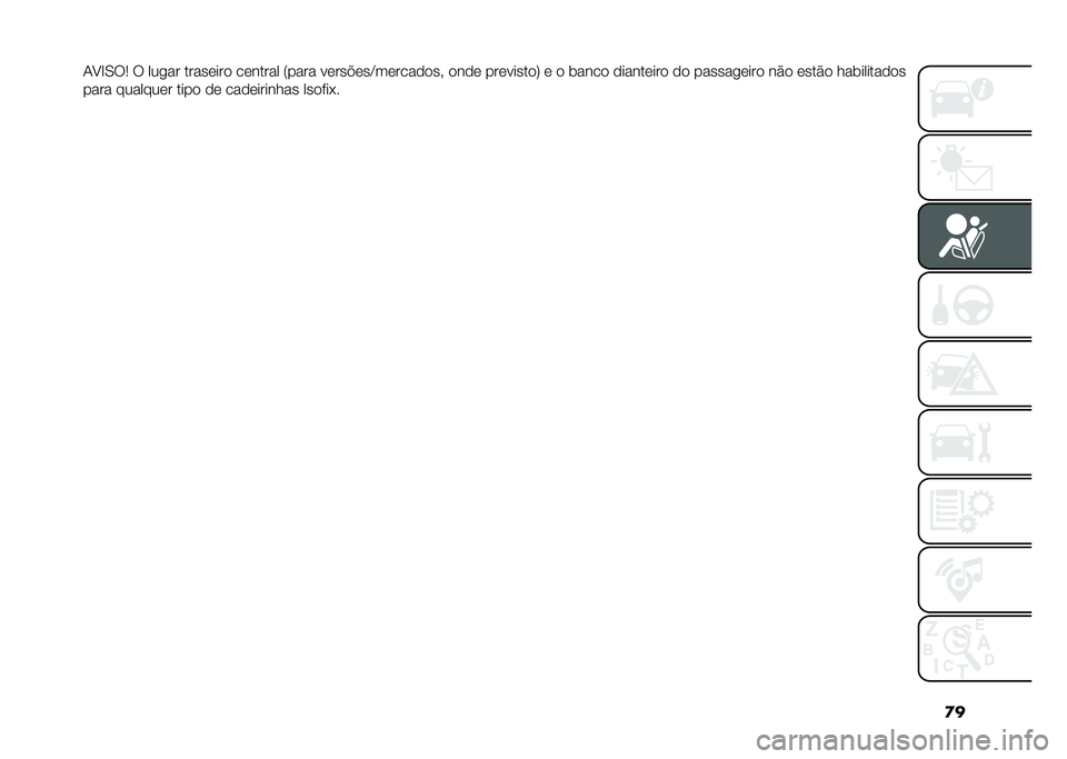FIAT PANDA 2020  Manual de Uso e Manutenção (in Portuguese) �
�
�/�C�D�.��3 � ���
�� �������� ������� �6���� �����"���A��������� ���� ���������8 � � �	���� ��������� �� ������
���� 