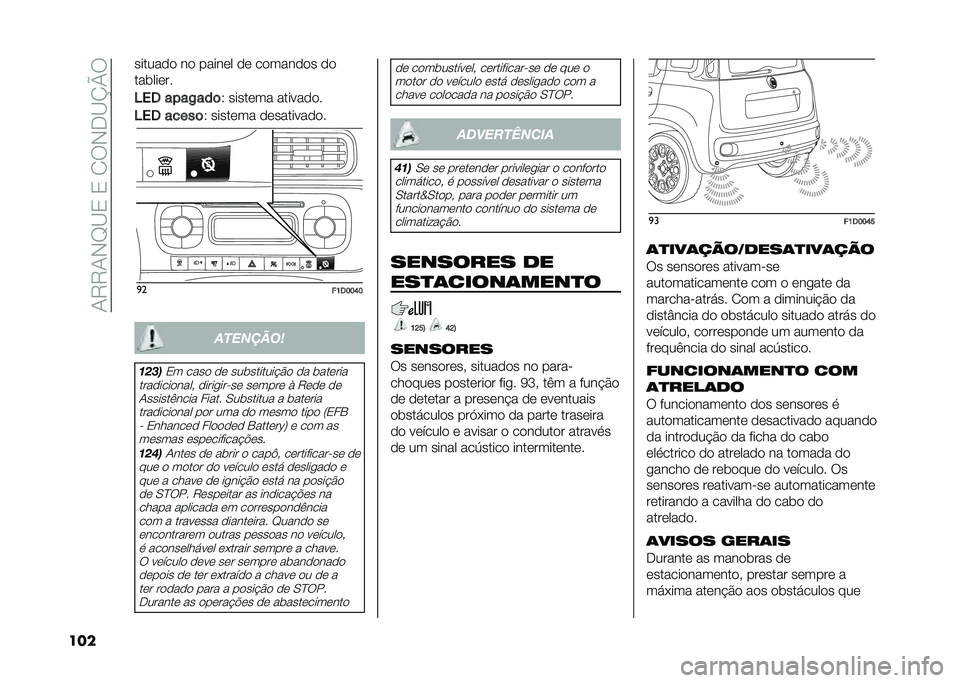 FIAT PANDA 2021  Manual de Uso e Manutenção (in Portuguese) ��.�6�6�.�*�H�@�0��0��/��*�+�@�M�R�
��� ������� �� ������ �� �������� ��
���	�����
�5��2 �� ��,���	
�3 ������� ��������
�5��2 �����	 