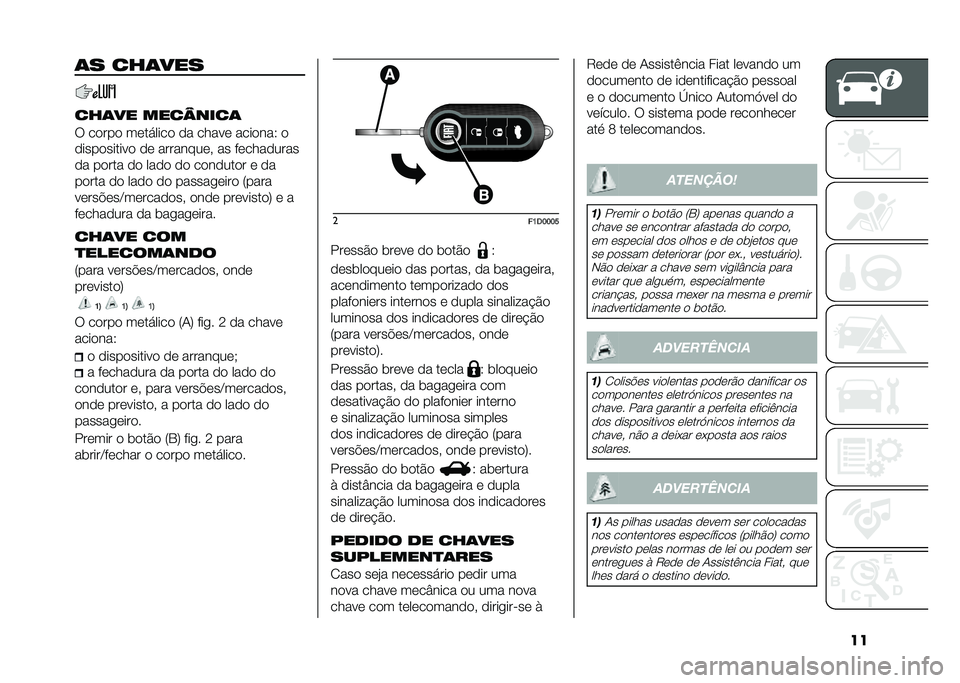 FIAT PANDA 2021  Manual de Uso e Manutenção (in Portuguese) ���� �
�����
�
���� ���
�$���
�
� ����� �������� �� ����� �������3 �
����������� �� ���������  �� ����������
�� ����