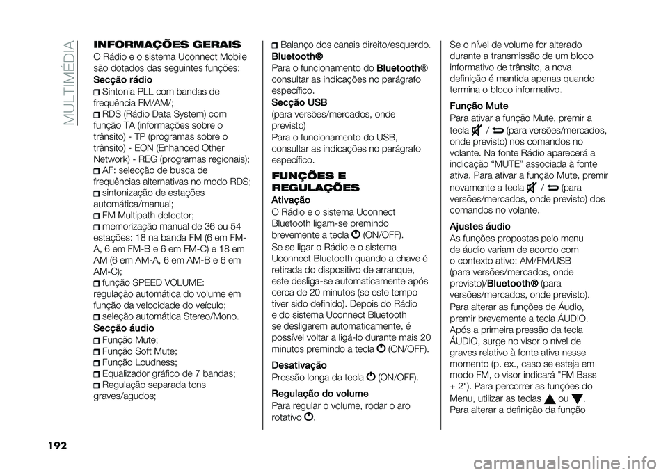 FIAT PANDA 2021  Manual de Uso e Manutenção (in Portuguese) ���@�<�B�G��%�+�G�.
��� ���&������)�� ������
� �6���� � � ������� �@������� ���	���
��$� ������� ��� ���
������ ����!�"���3
�+�