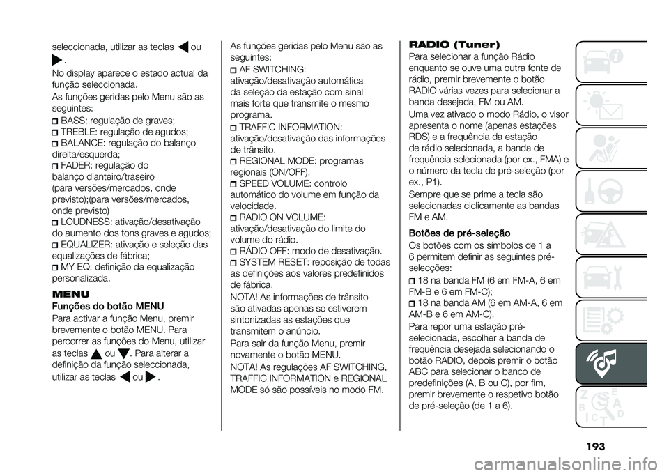 FIAT PANDA 2021  Manual de Uso e Manutenção (in Portuguese) ����������������  �������� �� ������ ��
�
�*� �������Y ������� � ������ ������ ��
����!�$� �������������
�.� ����!�"
