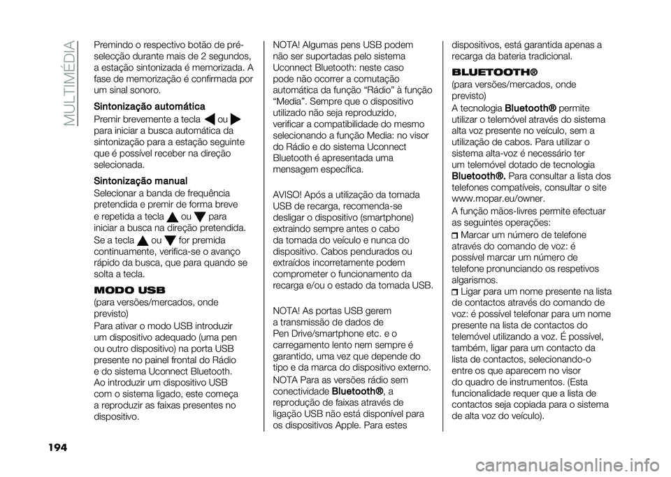 FIAT PANDA 2021  Manual de Uso e Manutenção (in Portuguese) ���@�<�B�G��%�+�G�.
��� �������� � ���������� �	���$� �� ���
�
������!�$� ������� ���� �� �: ���
������ 
� �����!�$� ���������